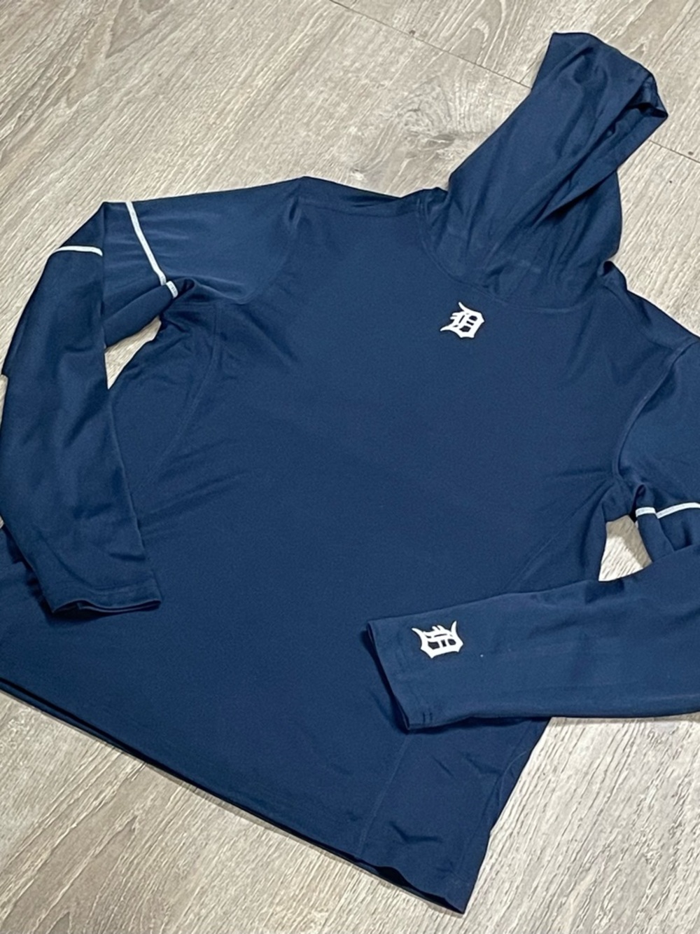 Navy Hooded Performance Hoodie Detroit Tigers